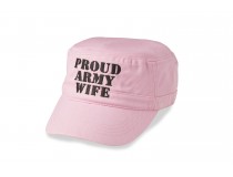 PROUD ARMY WIFE PINK CAP