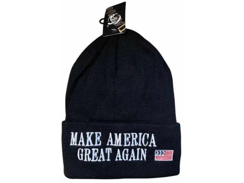 BLACK MAGA STOCKING CAP