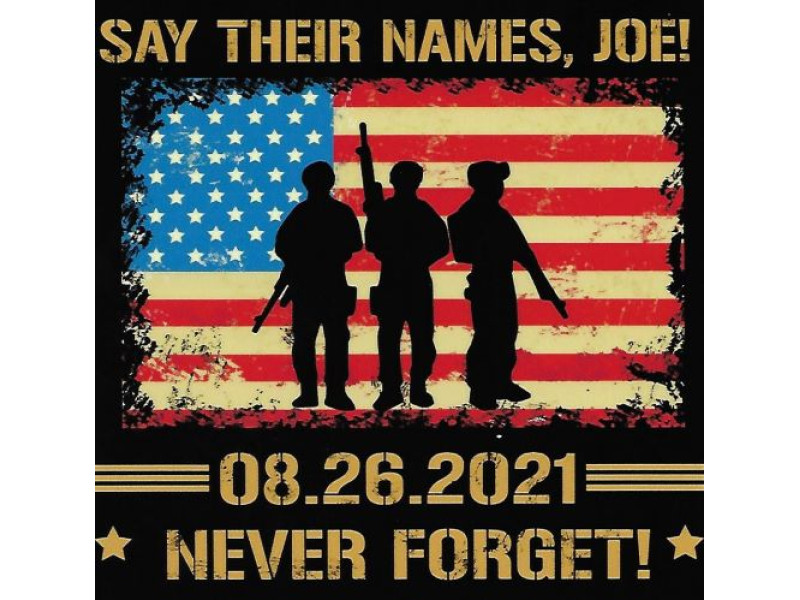SAY THEIR NAMES JOE NEVER FORGET DECAL