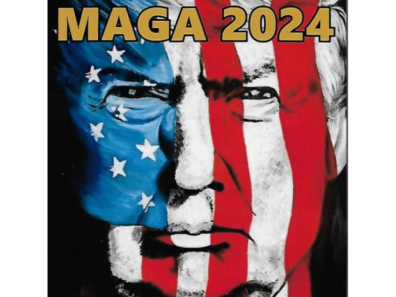 TRUMP FACE M.A.G.A. 2024 DECAL