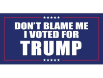 DONT BLAME ME I VOTED FOR TRUMP 3X5 FLAG