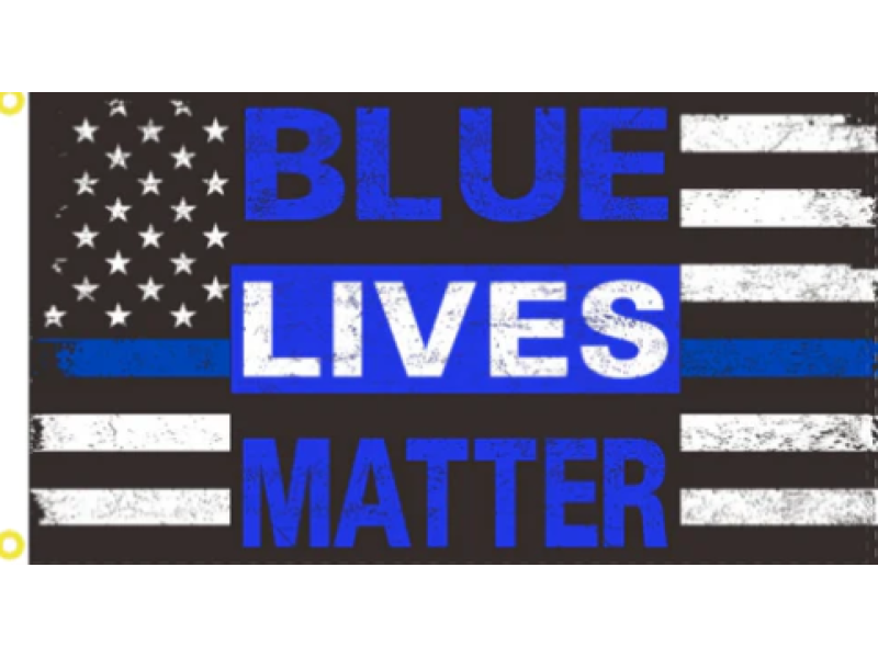 3X5 BLUE LIVES MATTER FLAG